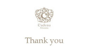 メッセージカード(Thank you)